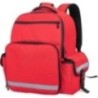 PAHAL Medicine Nylon Portable Large Backpack Medical First Aid Kit Bag Empty for Home, Clinic, Hospital, Office Red