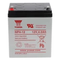 Yuasa Sealed Lead Acid Battery 12 V, 4 Ah, Faston Terminals, VRLA AGM Construction NP4-12