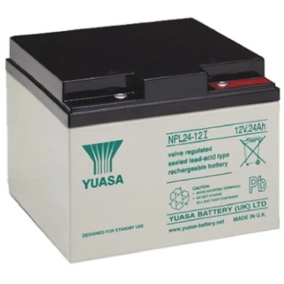 Yuasa 12 V Sealed Lead Acid Battery, 24 Ah, M5 Insert Terminal, 175mm x 125mm NPL24-12