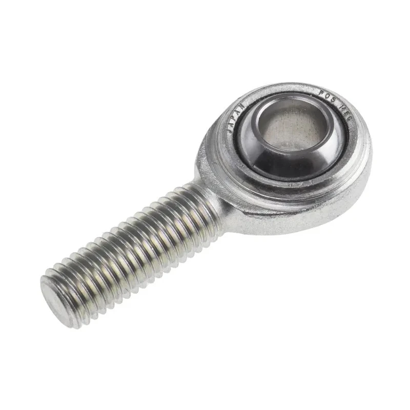 RS PRO M14 x 2 Male Steel Rod End Metric 14mm Bore, Dynamic Load 34300N, Static Load 17600N, Overall Width 77mm 198-9128