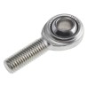 RS PRO M14 x 2 Male Steel Rod End Metric 14mm Bore, Dynamic Load 34300N, Static Load 17600N, Overall Width 77mm 198-9128