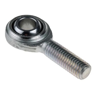 RS PRO M12 x 1.75 Male Steel Rod End Metric, 12mm Bore 198-9106