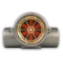 Gems Sensors RFI Series Flow Indicator, Female NPT, 3/4 in, 1/2 in, 1 in, 1/4 in Connections, Brass Body, 30gal/min 180392