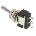 KNITTER-SWITCH Toggle Switch Panel Mount SPDT On-On 30V DC 250V AC Solder Terminal MTA 106 D