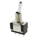 KNITTER-SWITCH Panel Mount Toggle Switch SPDT On-On 4A 30V DC 250V AC MTA 106 F