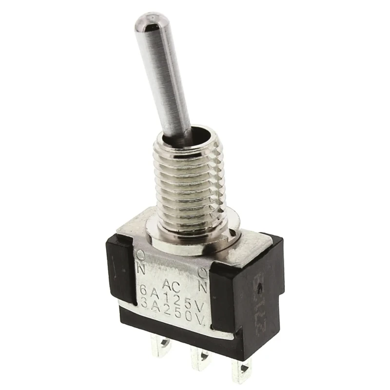 KNITTER-SWITCH Panel Mount Toggle Switch SPDT On-On 4A 30V DC 250V AC MTA 106 F