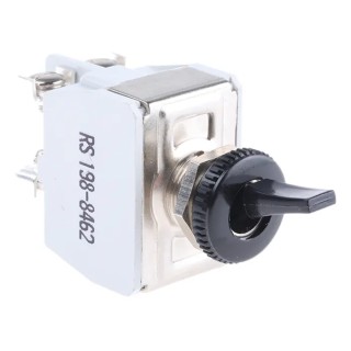 APEM Toggle Switch Panel Mount On-Off DPST Screw Terminal 24 V dc 250 V ac 641SNH