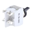 APEM Toggle Switch Panel Mount On-Off DPST Screw Terminal 24 V dc 250 V ac 641SNH