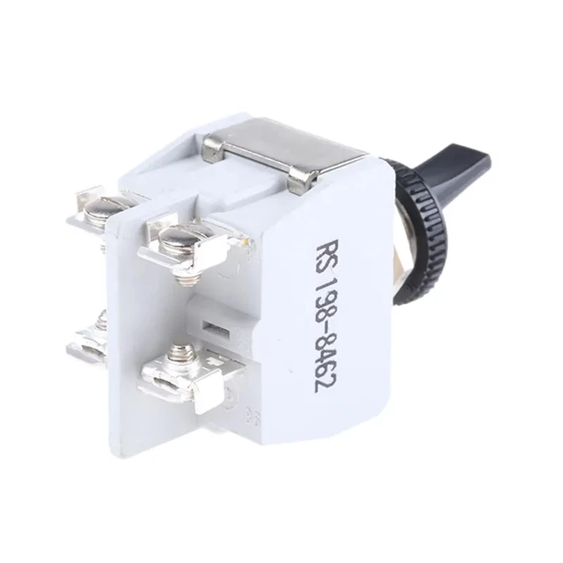APEM Toggle Switch Panel Mount On-Off DPST Screw Terminal 24 V dc 250 V ac 641SNH