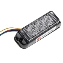 RS PRO Amber Flashing Warning Light 24V DC, LED Bulb, Surface Mount, IP67 907-5955