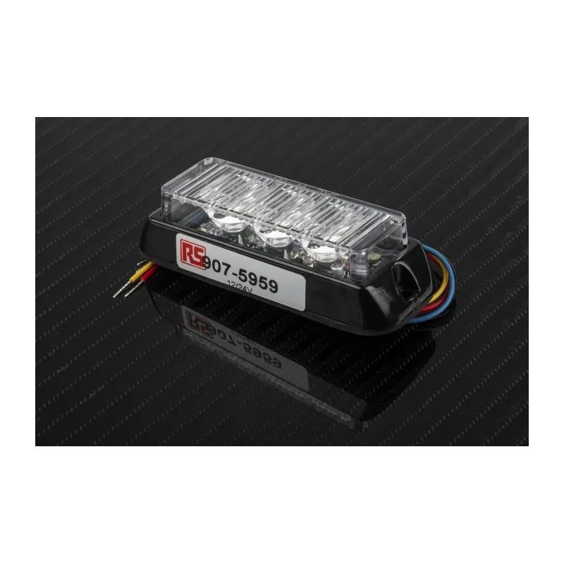 RS PRO Red Light Module 24V DC Flashing Surface Wall Mount LED Bulb IP67 907-5959