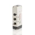 RS PRO Pneumatic Distributor Pilot/Spring Actuation G 1/8 Port Size, 5 Ports, 8 bar Pressure, Die Cast Aluminium 907-6403