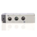 RS PRO Pneumatic Distributor Pilot/Spring Actuation G 1/8 Port Size, 5 Ports, 8 bar Pressure, Die Cast Aluminium 907-6403