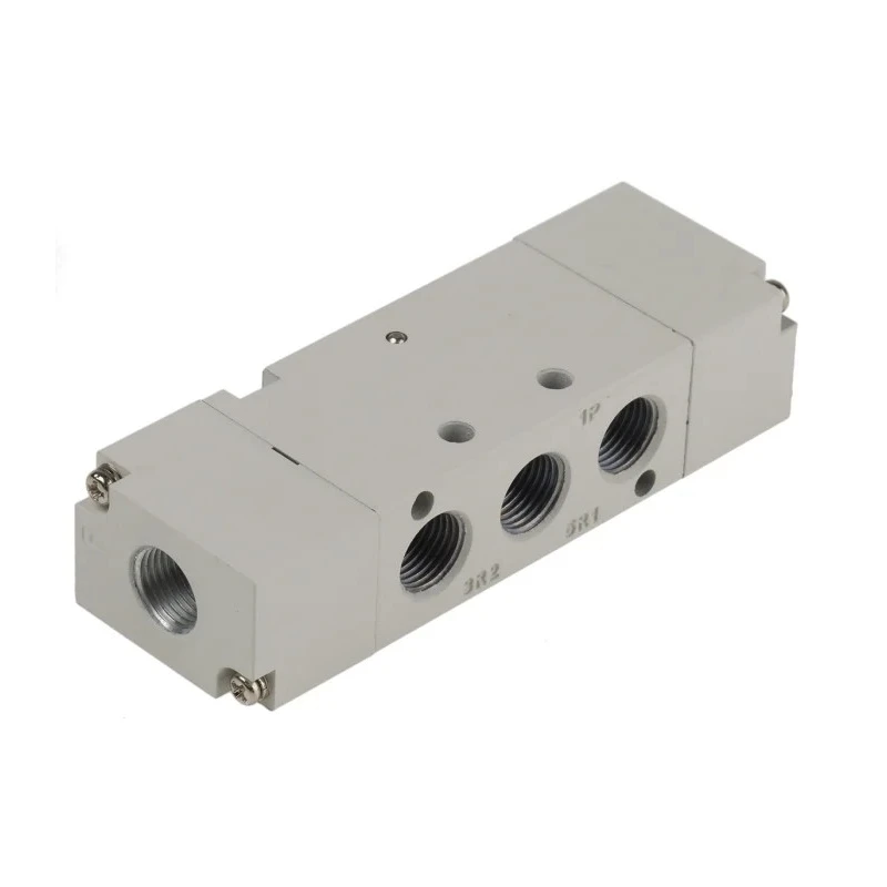 RS PRO Pneumatic Solenoid Valve G 1/8, 5 Port, 5/2 Valve Function, Die Cast Aluminium Body, 8 bar Max Pressure 907-6407