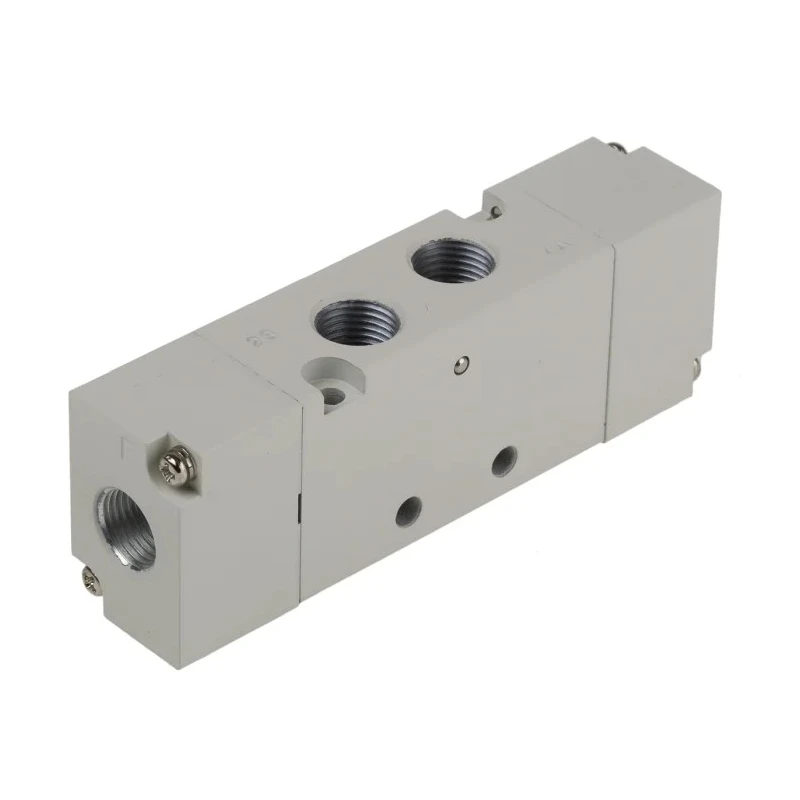 RS PRO Pneumatic Solenoid Valve G 1/8, 5 Port, 5/2 Valve Function, Die Cast Aluminium Body, 8 bar Max Pressure 907-6407