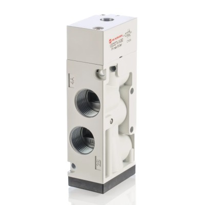 RS PRO Pneumatic Solenoid Valve 5/2 Function 1/2 in Port Size Pilot/Spring Actuation Model 907-6413
