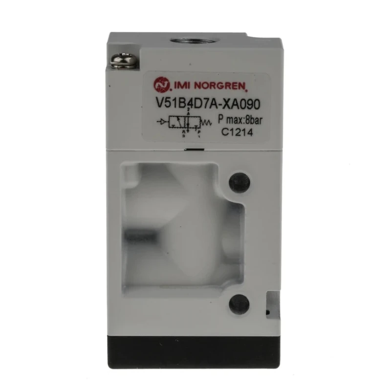 RS PRO Pneumatic Solenoid Valve 3 Port, Pilot/Spring Actuation, Die Cast Aluminium Body, G 1/4 Thread, 8 Bar 907-6416