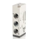 RS PRO Pneumatic Solenoid Valve 5/2 Function 1/2 in Port Size Pilot/Spring Actuation Model 907-6413