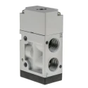RS PRO Pneumatic Solenoid Valve 3 Port, Pilot/Spring Actuation, Die Cast Aluminium Body, G 1/4 Thread, 8 Bar 907-6416