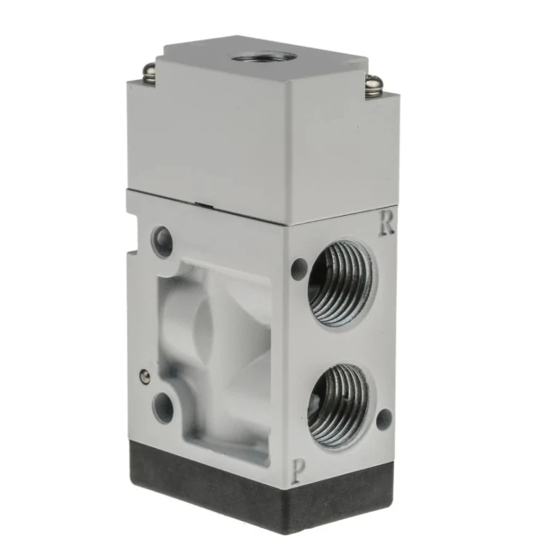 RS PRO Pneumatic Solenoid Valve 3 Port, Pilot/Spring Actuation, Die Cast Aluminium Body, G 1/4 Thread, 8 Bar 907-6416