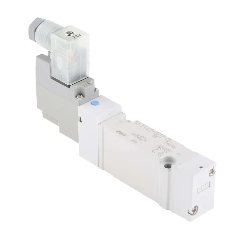 SMC Pneumatic Solenoid Valve 5/2 Solenoid Rc Threaded Port 3/8 in 24V dc Aluminium Body SY7000 