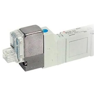 SMC Pneumatic Solenoid Valve 5/2 Solenoid Rc Threaded Port 3/8 in Aluminium Body 24V DC SY7000 Series 