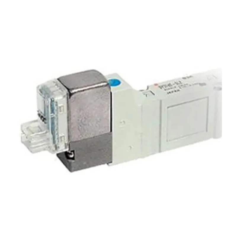 SMC Pneumatic Solenoid Valve 5/2 Solenoid Rc Threaded Port 3/8 in Aluminium Body 24V DC SY7000 Series 
