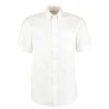 Kustom Kit White Polyester, Cotton Long Sleeve Work Shirt 117 cm KK109