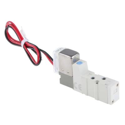 SMC Pneumatic Solenoid Valve 5/2 Solenoid Metric Port M3 Die Cast Zinc Body 24V DC SYJ3000 