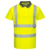 Portwest Yellow Unisex Hi Vis Short Sleeve Polo Shirt Size 2XL S477Y2XL