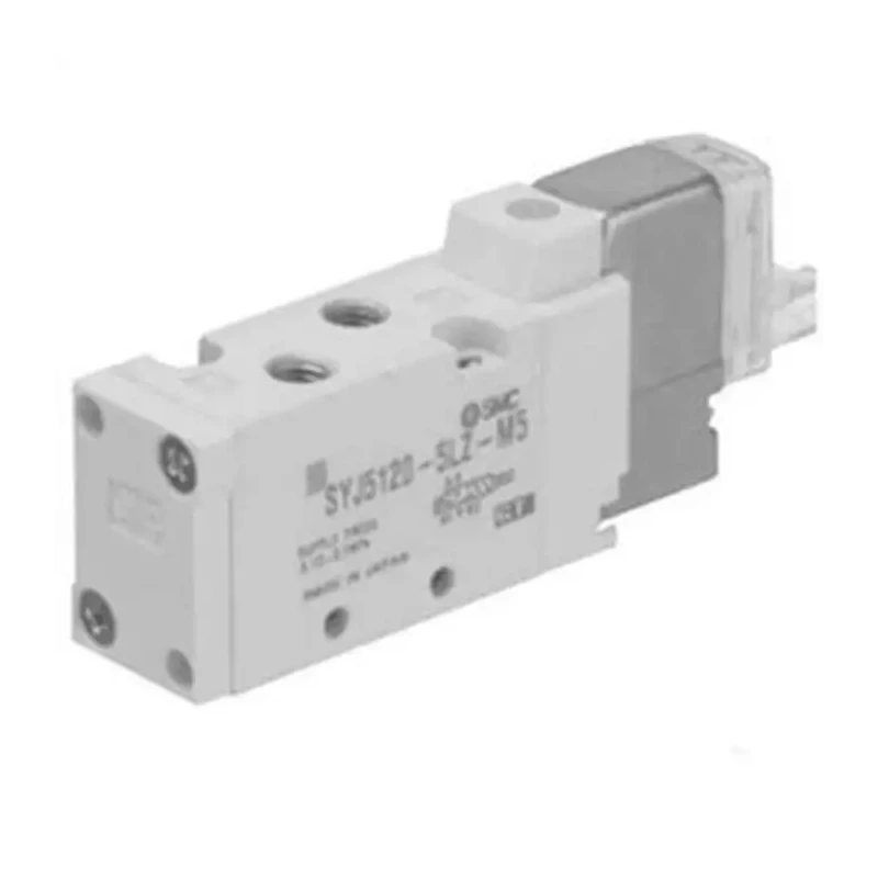 SMC Pneumatic Solenoid Valve 3/2 NC Solenoid/Spring Rc Threaded Port 24V dc 0.55W Aluminium Body SYJ5000 