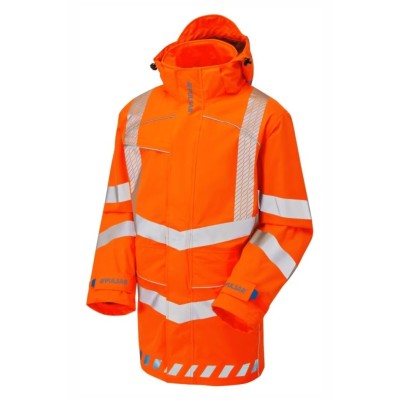 PULSAR Evolution Storm Orange Men's Hi Vis Softshell Jacket Size L EVO250-L