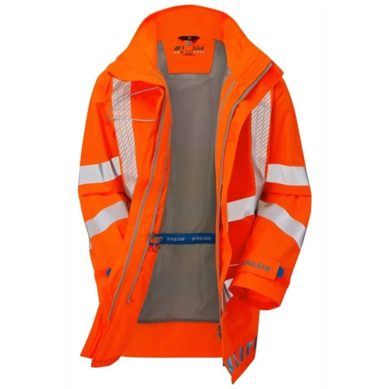 PULSAR Evolution Orange Men's Hi Vis Softshell Jacket Size M EVO250-M