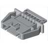 Molex SL Male Connector Housing, 2.54 mm Pitch, 3 Way, 1 Row Straight 70107-5037