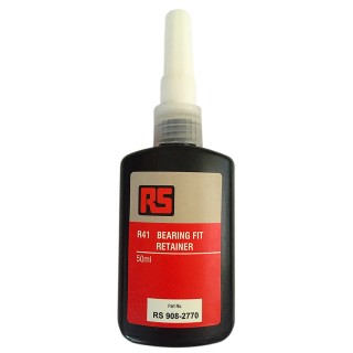 RS PRO Medium Strength Green Retaining Compound Liquid Bottle 50 ml 908-2770