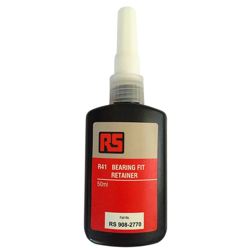 RS PRO Medium Strength Green Retaining Compound Liquid Bottle 50 ml 908-2770