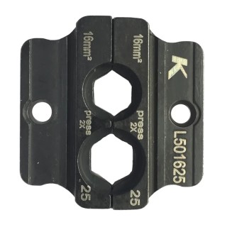 Klauke Non-Insulated Coaxial Type Crimping Die 25 mm² Cutting Capacity L501625
