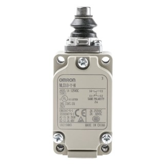 Omron WL Series Plunger Limit Switch, SPST Contact, Aluminium Housing, IP67 Rated, 500V AC, 10A Current, Model 