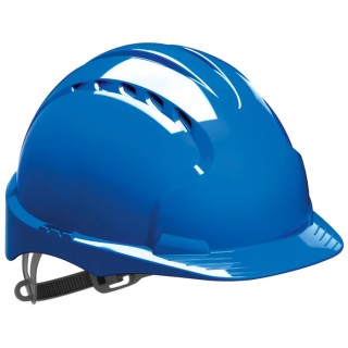 JSP EVO3 Blue Ventilated Adjustable Safety Helmet High Performance Polyethylene Material 