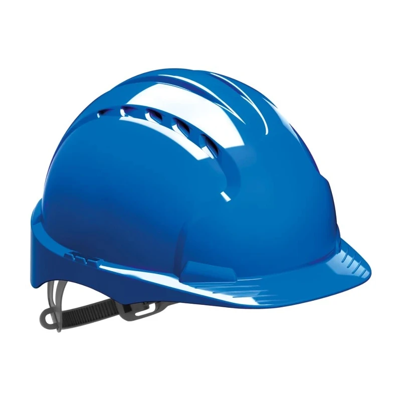 JSP EVO3 Blue Ventilated Adjustable Safety Helmet High Performance Polyethylene Material 