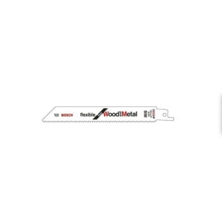 Bosch Reciprocating Saw Blade 5-Piece 225 mm, 24 Teeth Per Inch 2608656018