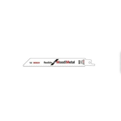 Bosch Reciprocating Saw Blade 5-Piece 225 mm, 24 Teeth Per Inch 2608656018