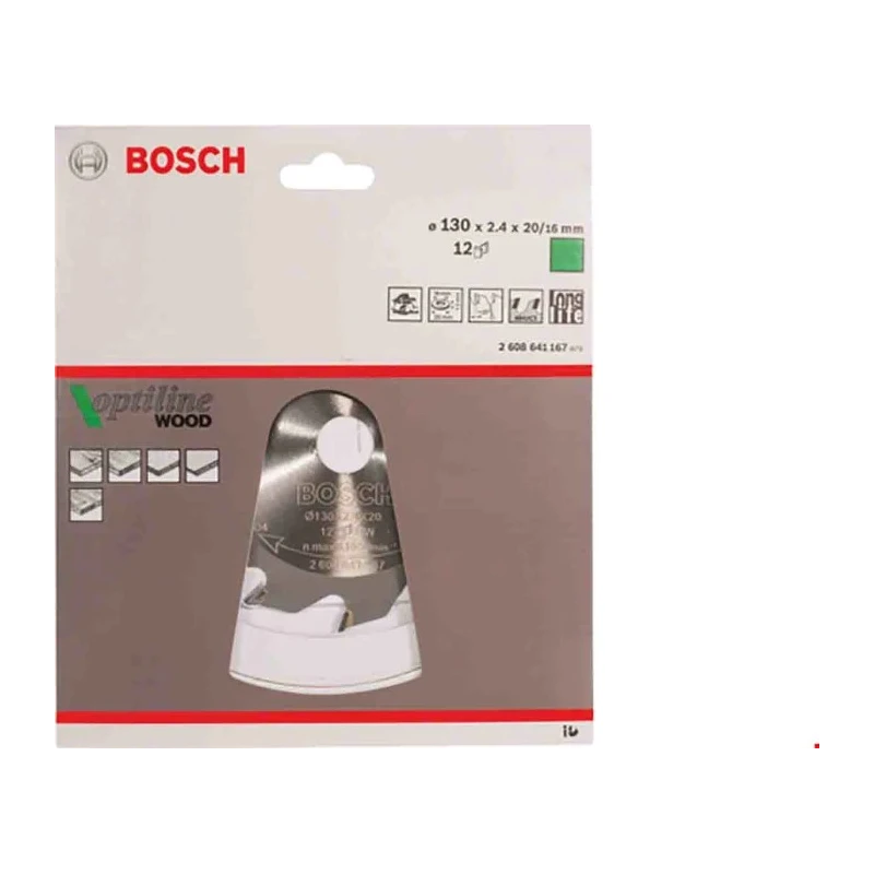 Bosch Circular Saw Blade 230mm Diameter Steel 24 Teeth Per Inch Alternate Top Bevel Arbor Diameter 30mm 2608640627