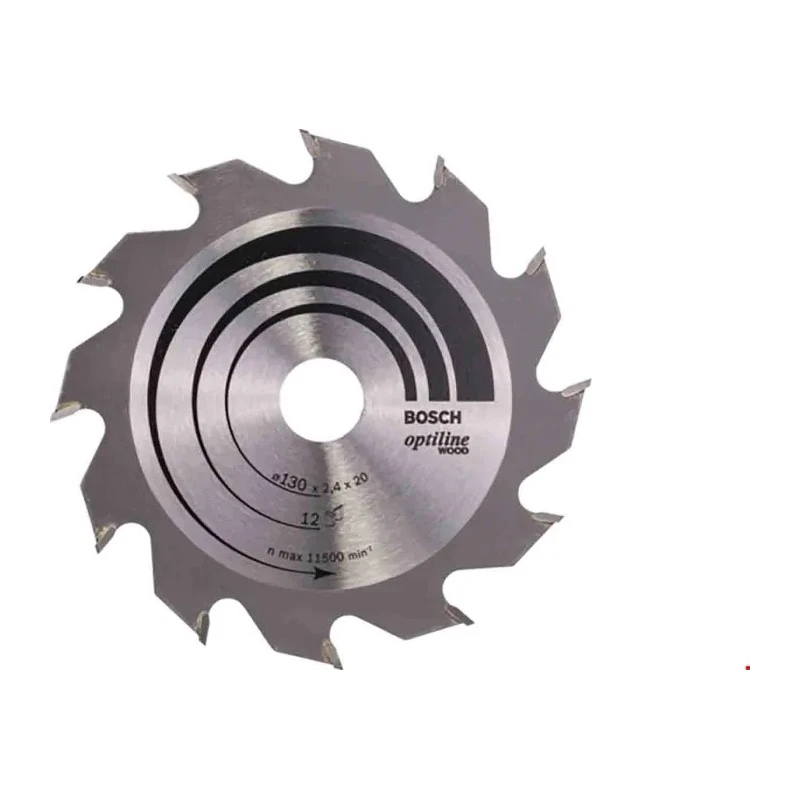 Bosch Circular Saw Blade 230mm Diameter Steel 24 Teeth Per Inch Alternate Top Bevel Arbor Diameter 30mm 2608640627