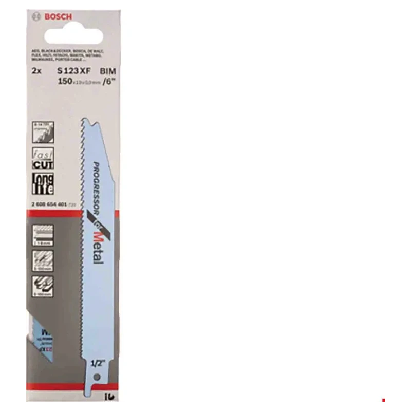 Bosch Reciprocating Saw Blade 5-Piece Bi-Metal 2608654402