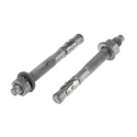 RS PRO Carbon Steel Galvanised Through Anchor Bolt M12 Thread Size 12 mm Drill Diameter 115 mm Length 908-6716