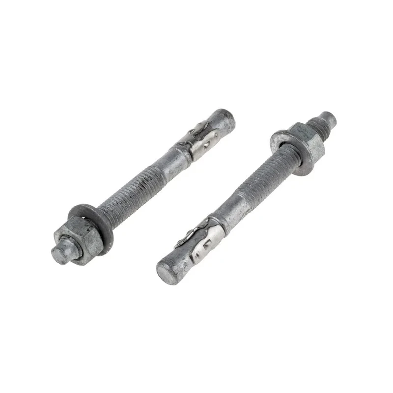 RS PRO Carbon Steel Galvanised Through Anchor Bolt M12 Thread Size 12 mm Drill Diameter 115 mm Length 908-6716