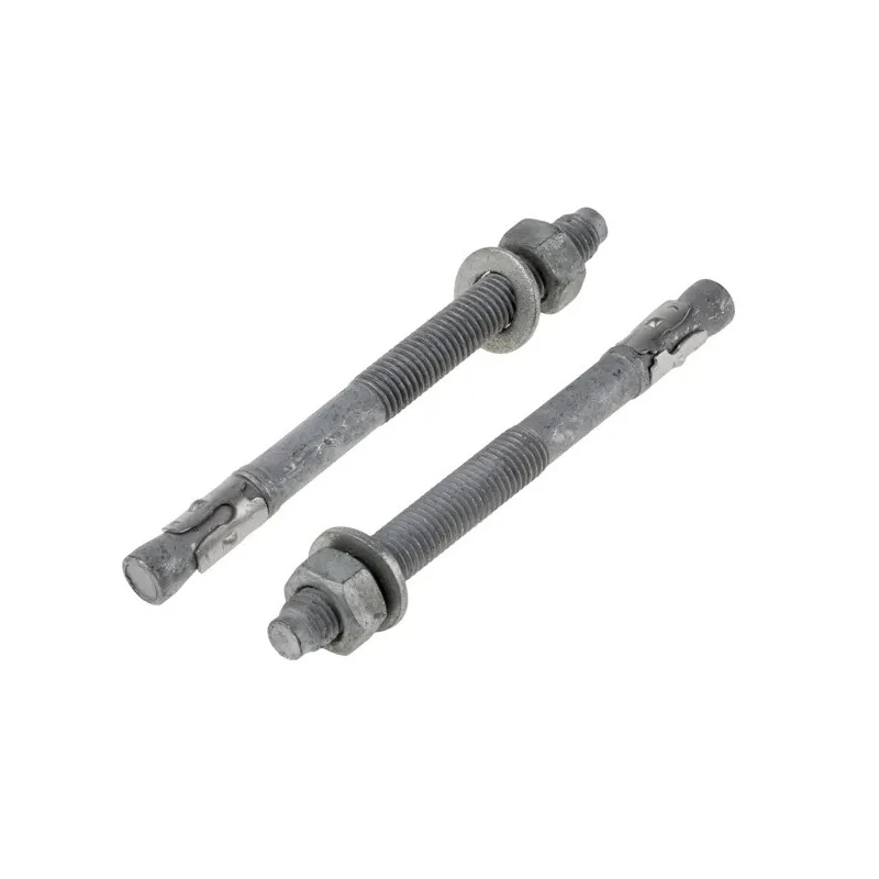 RS PRO Carbon Steel Galvanised Through Anchor Bolt M12 x 145 mm Torque Controlled Anchor 908-6719