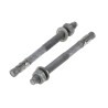 RS PRO Carbon Steel Galvanised Through Anchor Bolt M12 x 145 mm Torque Controlled Anchor 908-6719