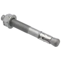 RS PRO Carbon Steel Galvanised Through Anchor Bolt M16 x 125 mm Galvanised Through Bolt 908-6722